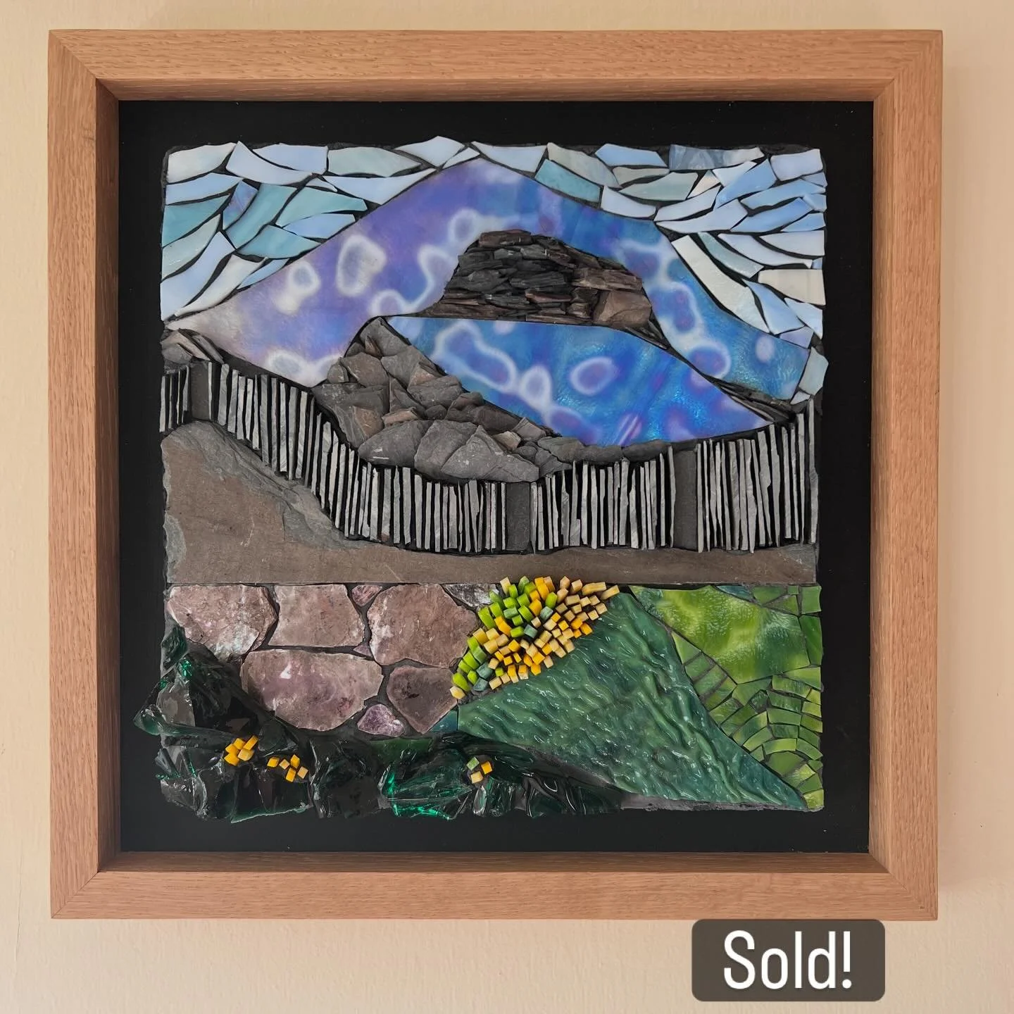 &ldquo;Blue Ridge Is Calling,&rdquo; 14&rdquo;x 14&rdquo;

#mosaic #contemporarymosaic #mixedmediamosaic #inspiredbynature #avlart