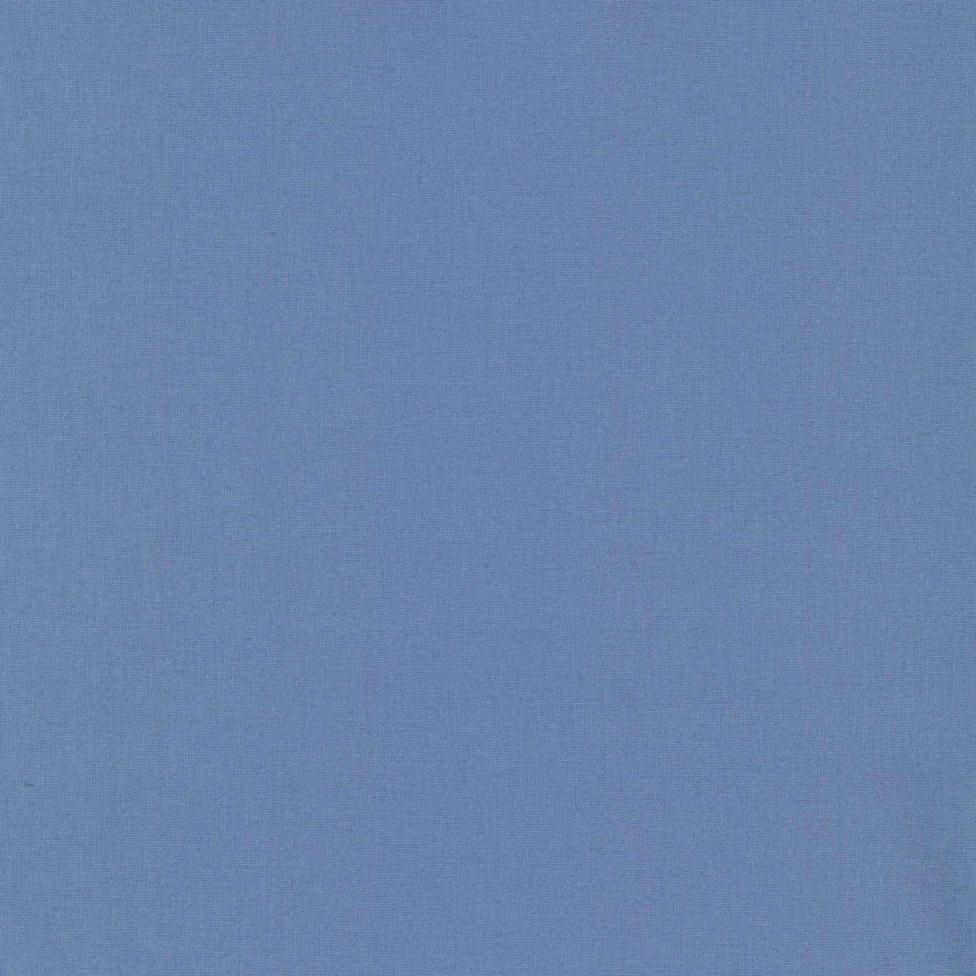 ** Cornflower Blue Printed Plain Fabric by Westfalenstoffe