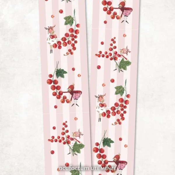 Currant Joy 40mm Woven Ribbon