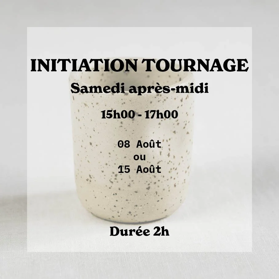 Initiation au tournage - Samedi après-midi (Août)