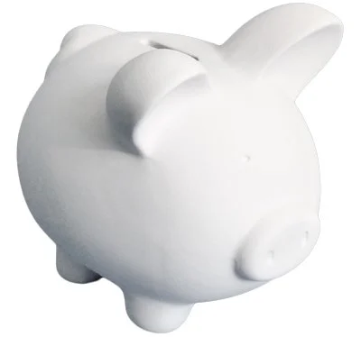 Mini tirelire cochon H 8 cm : 25€