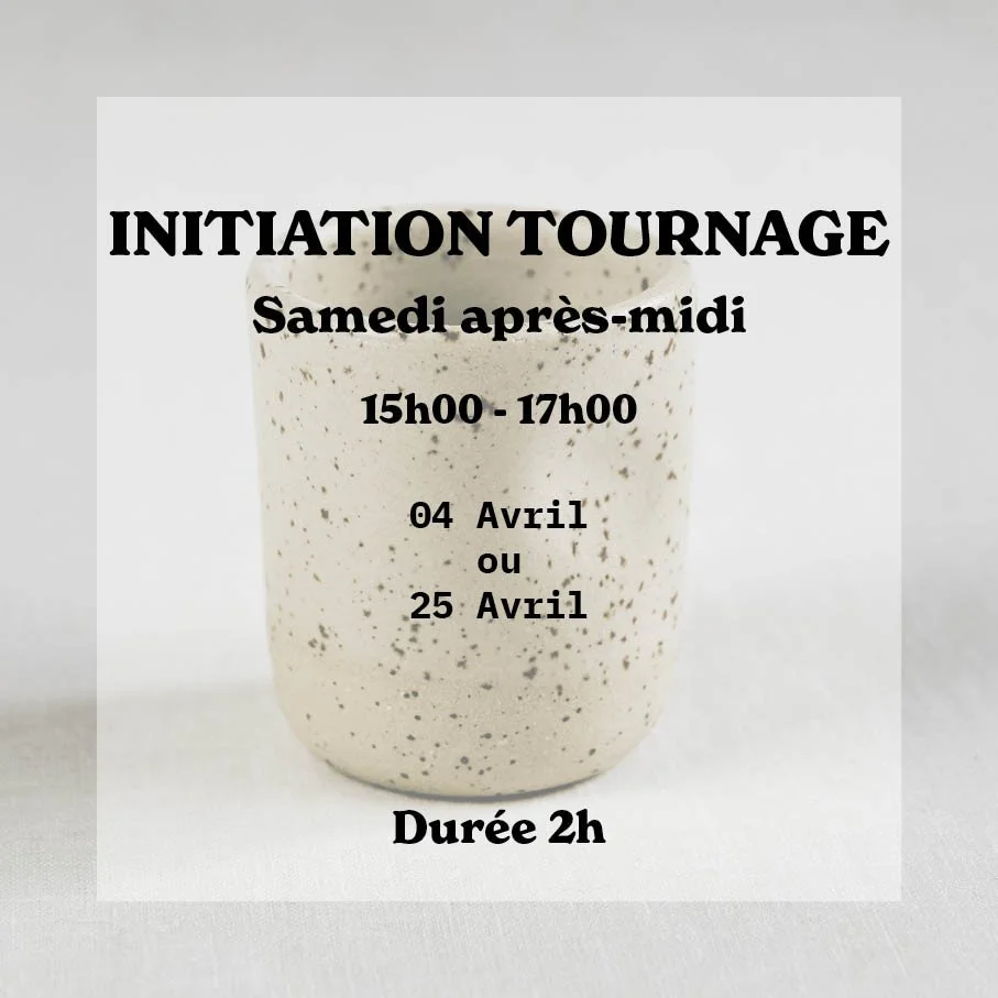 Initiation au tournage - Samedi après-midi