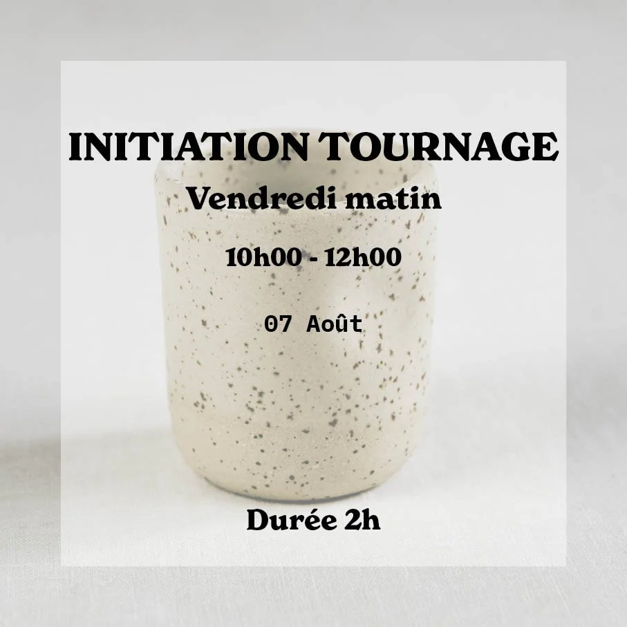 Initiation au tournage - Vendredi matin