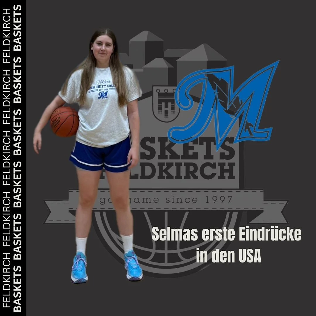 Selma goes USA! 🇺🇸 
 
Unsere Spielerin Selma hat den gro&szlig;en Sprung geschafft und startet ihr Basketball-Abenteuer am McCook College in Nebraska!
Die ersten Eindr&uuml;cke:
&bdquo;Wir haben in den ersten Wochen mit dem Training begonnen, es is