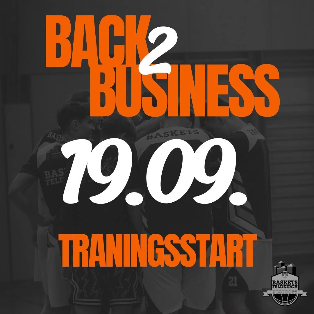 Offizieller Trainingsstart!
Am Freitag, 19.09. geht&rsquo;s wieder los &ndash; wir sehen uns in der Halle! 🔥

Genaue Infos folgen &uuml;ber unseren Newsletter!

#wearebaskets