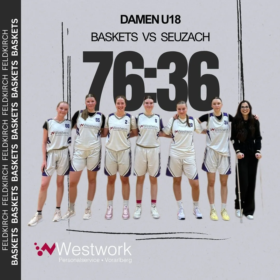 U18 Damen feiern souver&auml;nen Heimsieg gegen Seuzach! 💪
Trotz verletzungsbedingter Ausf&auml;lle von Ayse, Alina und Tong traten unsere Baskets nur mit 6 Spielerinnen an &ndash; doch das hinderte sie nicht daran, ein starkes Spiel abzuliefern!
Vo