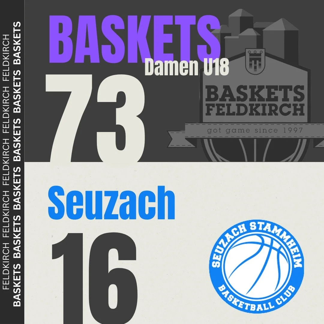 Damen U18 weiter auf Erfolgskurs!
Gegen Seuzach zeigten unsere M&auml;dels von der ersten Minute an, wer das Spiel dominiert &ndash; und feierten einen klaren Kantersieg!
Coach Konrad konnte den gesamten Kader einsetzen und allen wertvolle Spielzeit 
