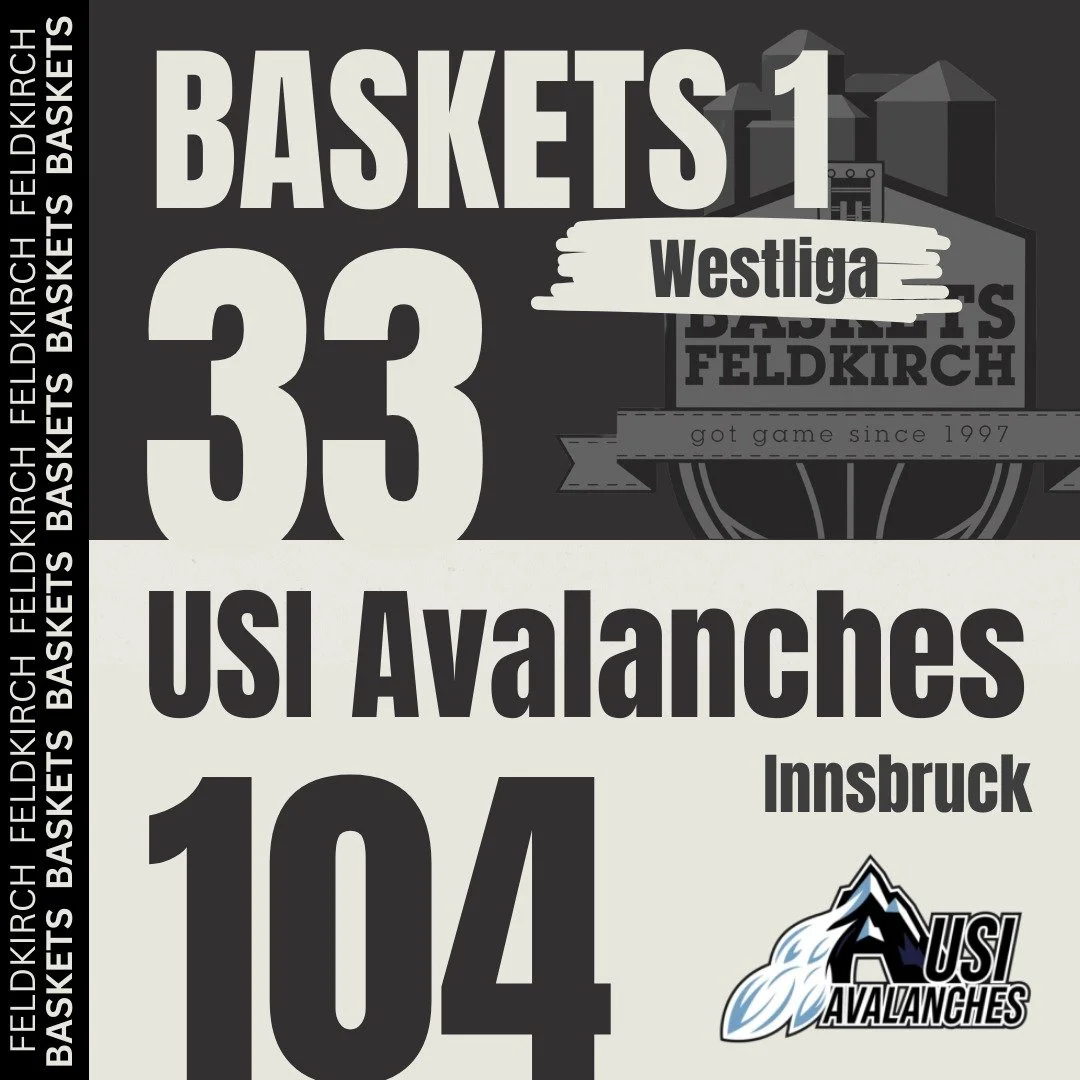 Klare Niederlage in Innsbruck!

Leider m&uuml;ssen wir heute eine klare Niederlage gegen ein stark aufspielendes USI Innsbruck hinnehmen. Unsere Baskets waren in allen Bereichen unterlegen und konnten den Innsbruckern diesmal nicht wirklich Paroli bi
