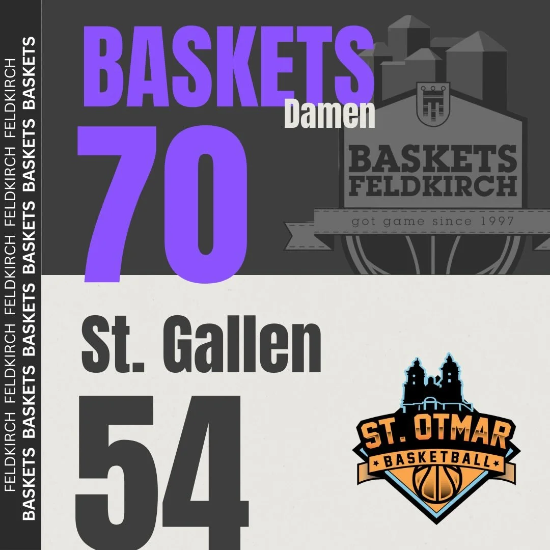 Vierter Sieg im vierten Spiel f&uuml;r die Baskets Damen 🥳
 
Die Baskets Damen feierten am Wochenende einen verdienten Heimsieg gegen das Team von St. Otmar aus St. Gallen.
Mit dem klaren 70:54-Erfolg bleibt die Mannschaft weiterhin ungeschlagen und