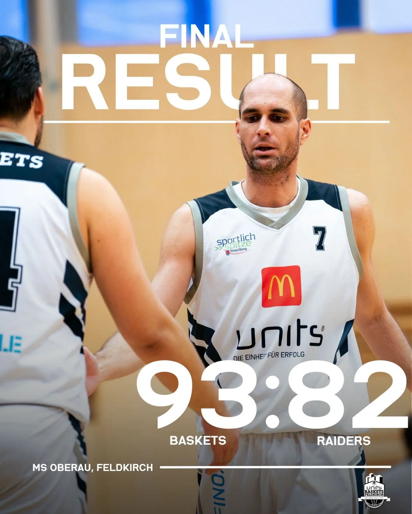 Unsere Baskets gewinnen souver&auml;n gegen die Raiders! 🏀🔥

Auch wenn sich die Raiders immer wieder zur&uuml;ckk&auml;mpften, hatten unsere Jungs stets die passende Antwort. 💪

Besonders erfreulich: Alle Spieler aus unserem jungen Kader konnten E