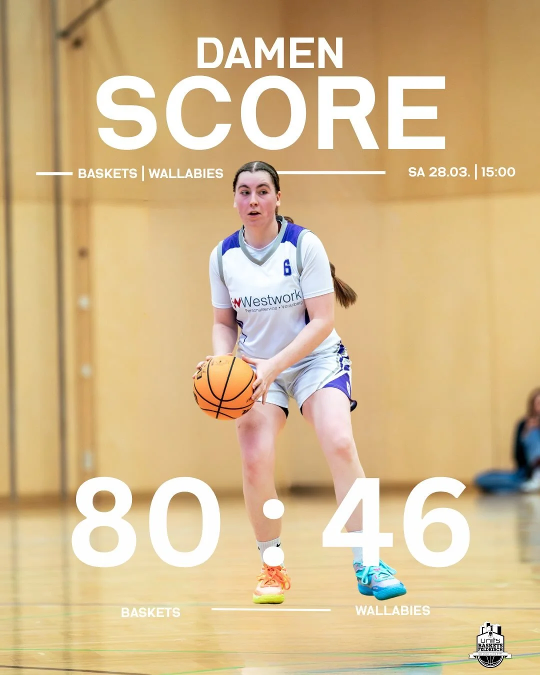 DAMEN BLEIBEN UNGESCHLAGEN! 💪

Unsere Damen haben gestern erneut abgeliefert und sich mit einem klaren Sieg gegen die Goldcoast Wallabies durchgesetzt!

Von Beginn an war das Team konzentriert, hungrig und extrem fokussiert.
Assistant Coach Nedzad C