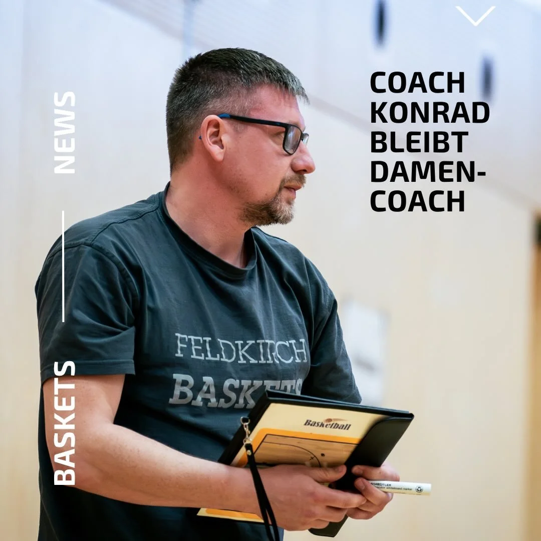 Coach Konrad bleibt! 🔥

Coach Konrad wird auch in der kommenden Saison Trainer unserer Damenmannschaft bleiben. Nach dem erfolgreichen Aufstieg in die 2. Liga setzen die Damen weiterhin auf Kontinuit&auml;t und m&ouml;chten die erfolgreiche Arbeit d