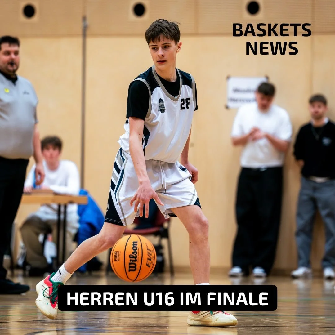 FINALE! 🔥🏀

Unsere Herren U16 der Baskets Feldkirch stehen im Finale der Landesliga! Nach einer starken Saison zeigen sich Coach Tal und Coach Linus sehr zufrieden mit der Entwicklung des Teams und dem bisherigen Verlauf des Jahres. Der Einsatz, de
