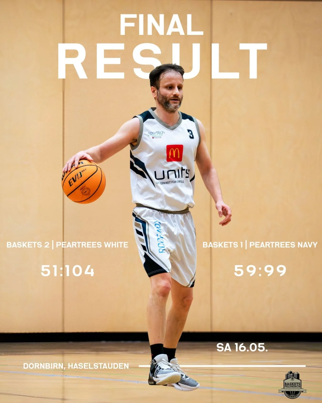 Halbfinal-Aus f&uuml;r beide Baskets-Teams :(

Bitteres Wochenende f&uuml;r unsere Baskets: Sowohl Herren 1 als auch Herren 2 mussten sich im Landesliga-Halbfinale geschlagen geben.

Die stark dezimierte Herren 2 trat gegen die Peartress White an und