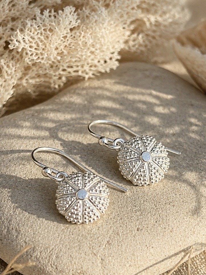 NAYA – Boucles d’oreilles oursin en argent 925 🌊