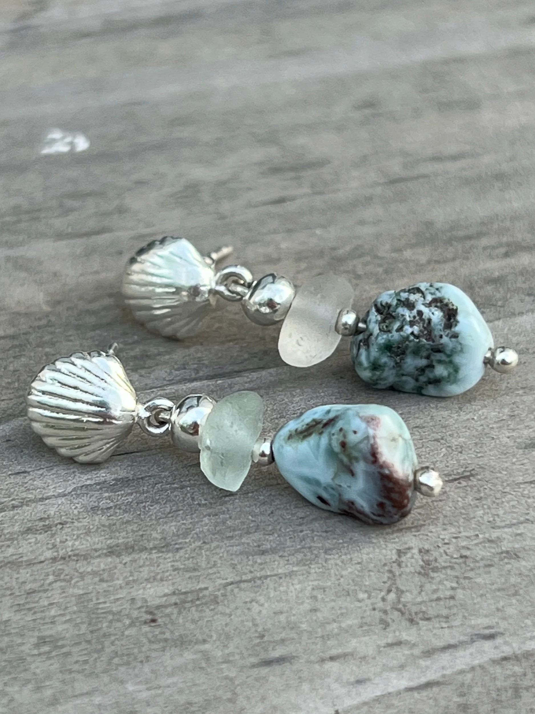 BOUCLES D’OREILLES LARIMAR