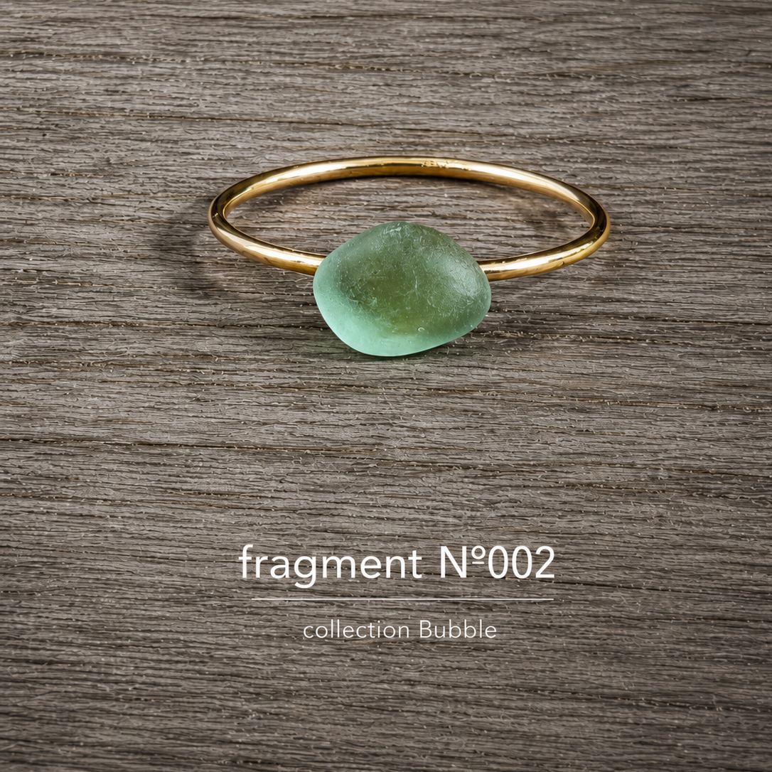 Bague BUBBLE – Fragment marin