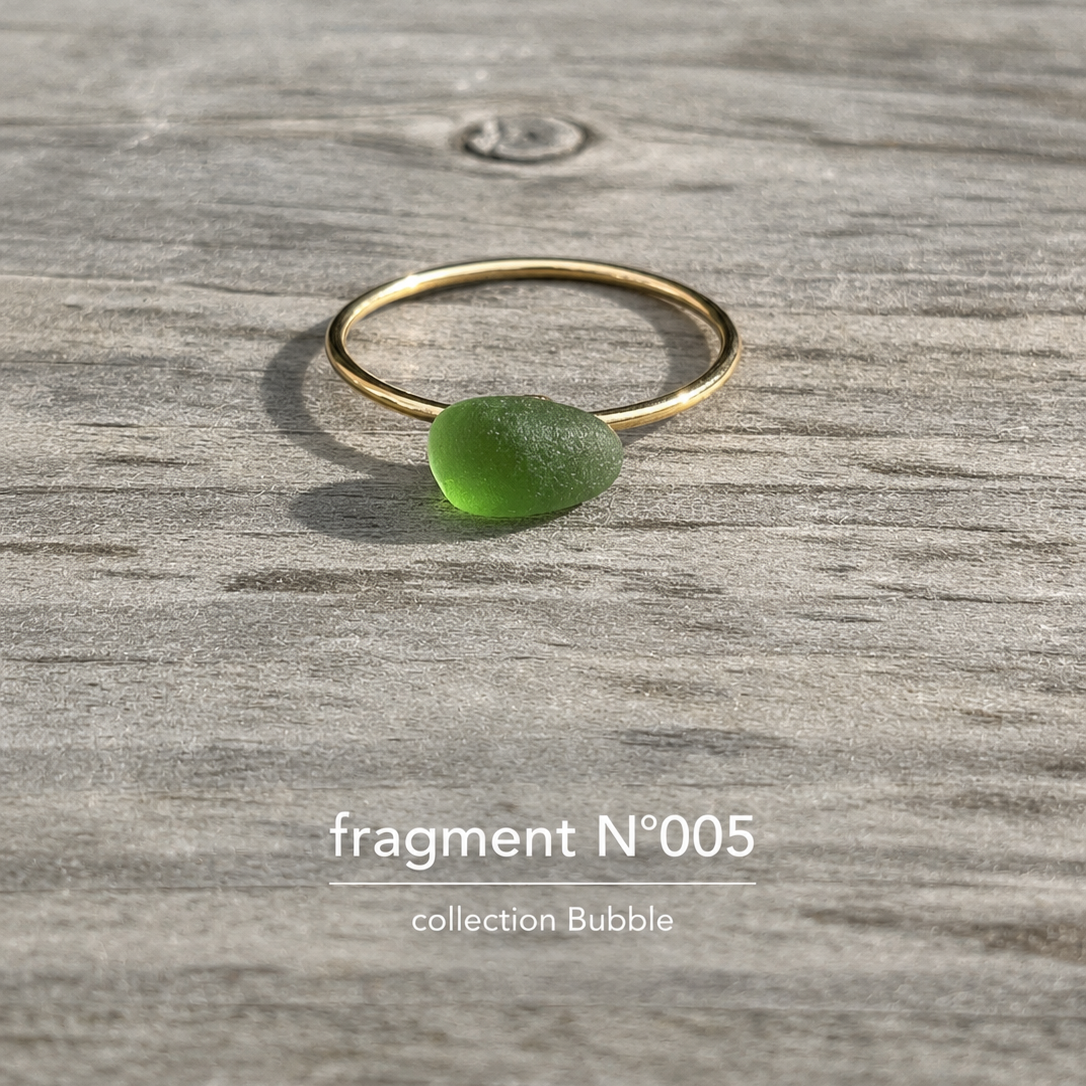 Bague BUBBLE – Fragment marin