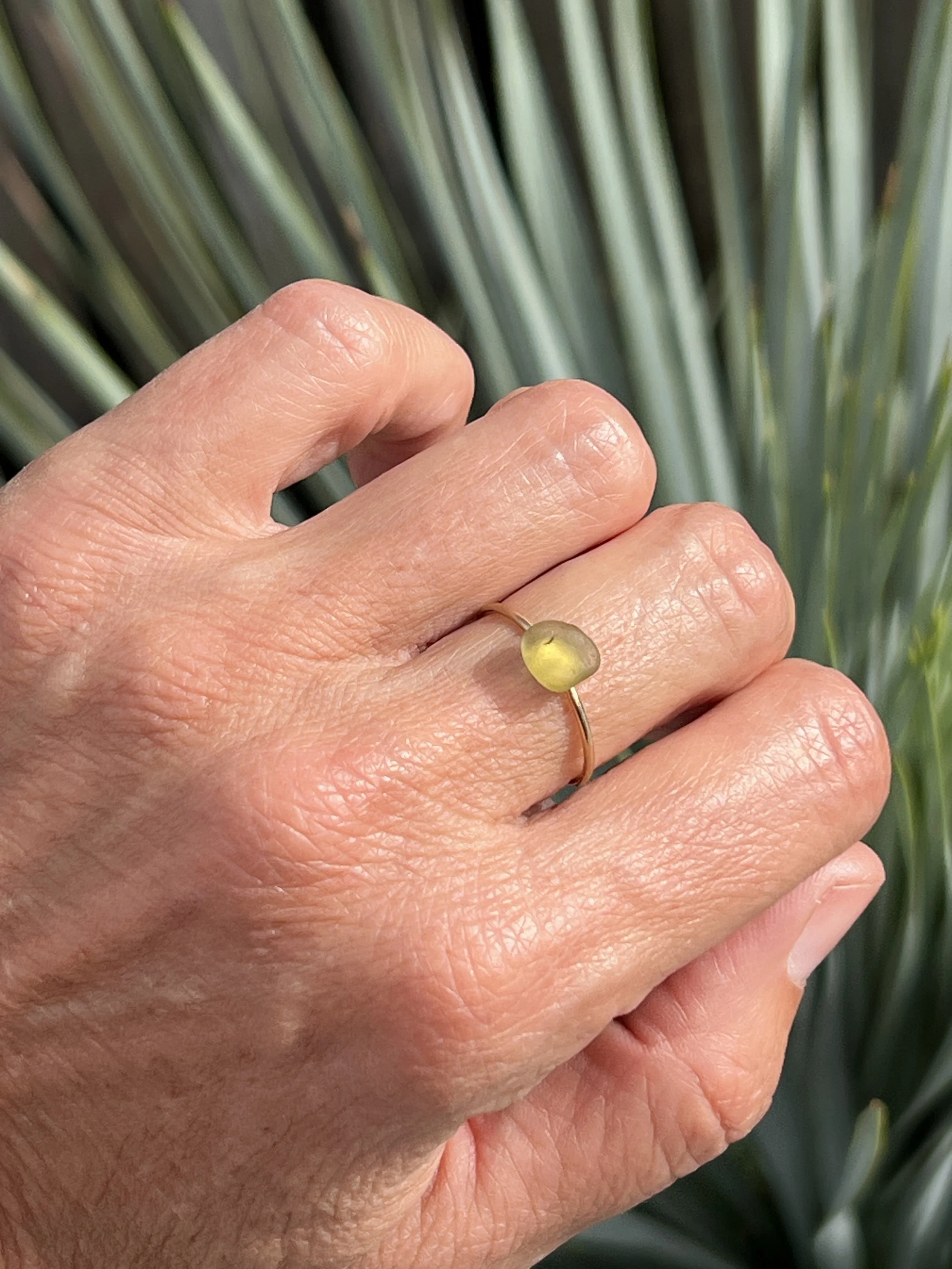 Bague BUBBLE – Fragment marin