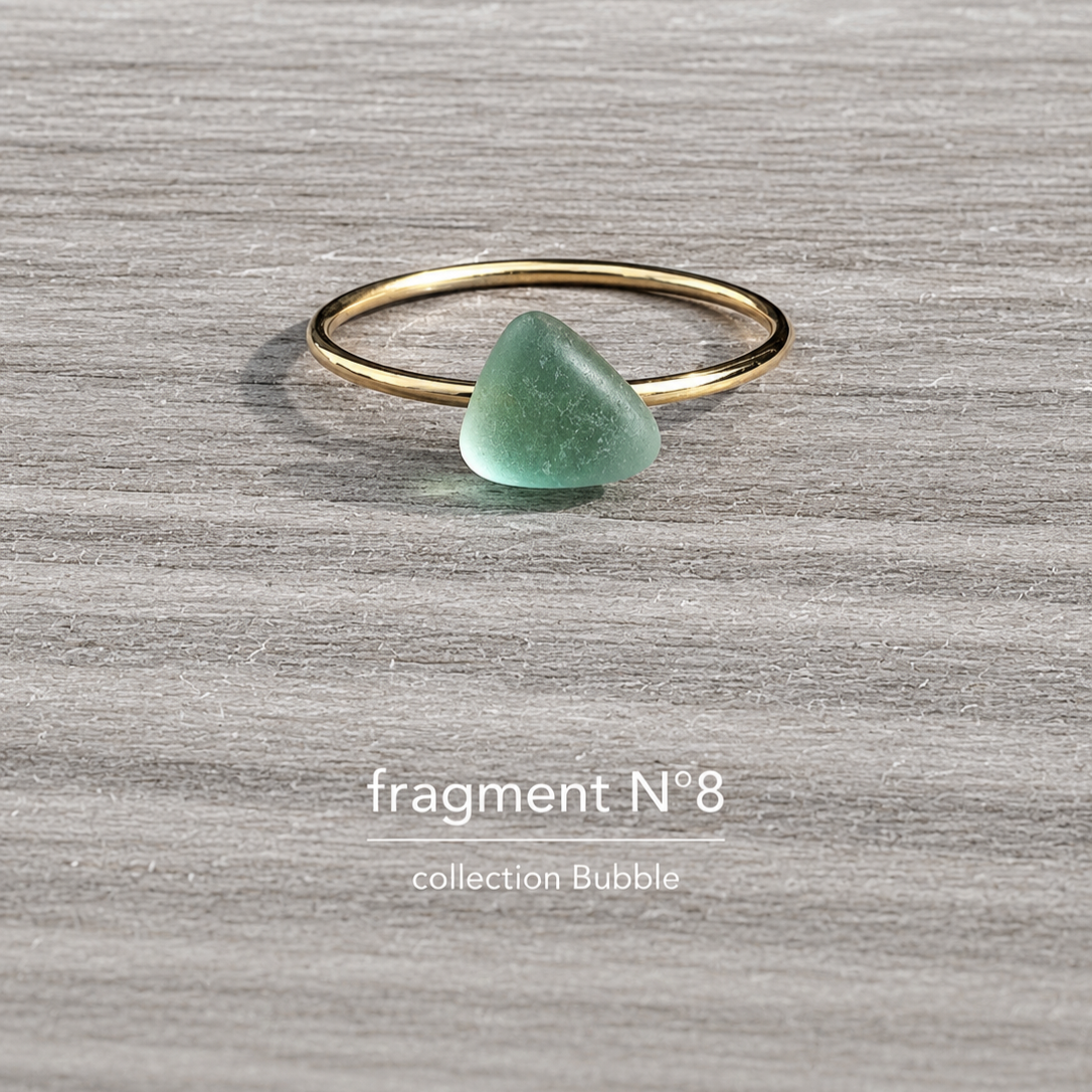 Bague BUBBLE – Fragment marin