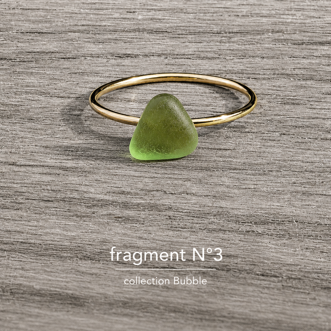 Bague BUBBLE – Fragment marin