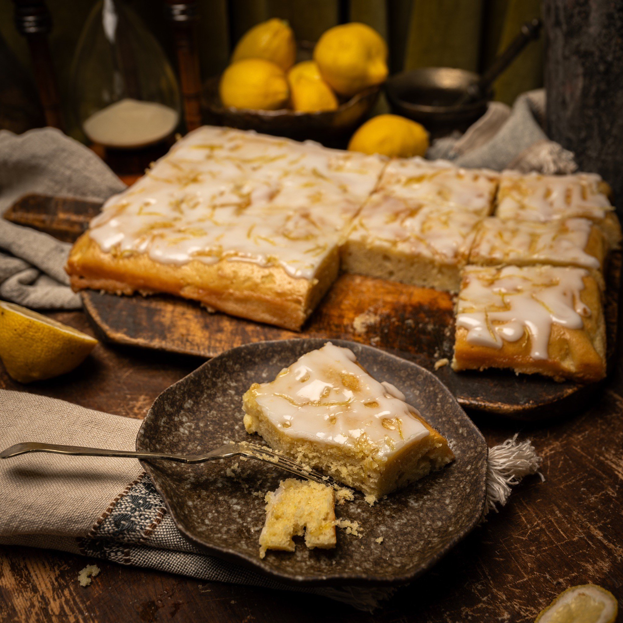 Vegan Lemon Drizzle Traybake