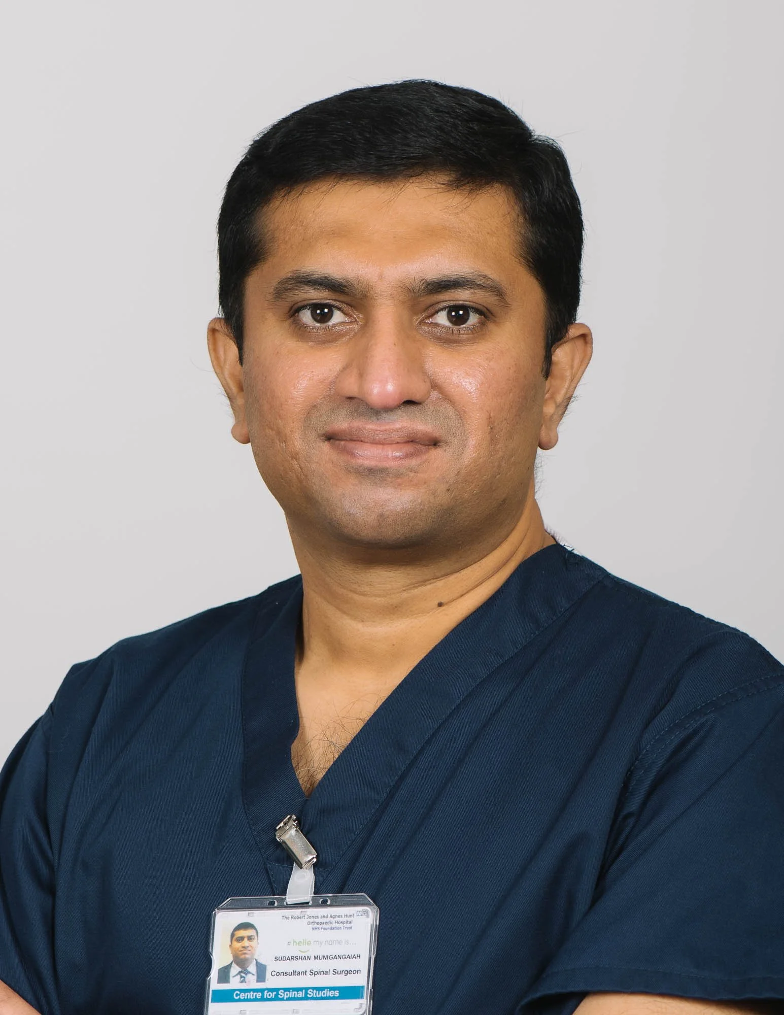 Mr Sudarshan Munigangaiah, Consultant Paediatric and Adult Spinal Surgeon