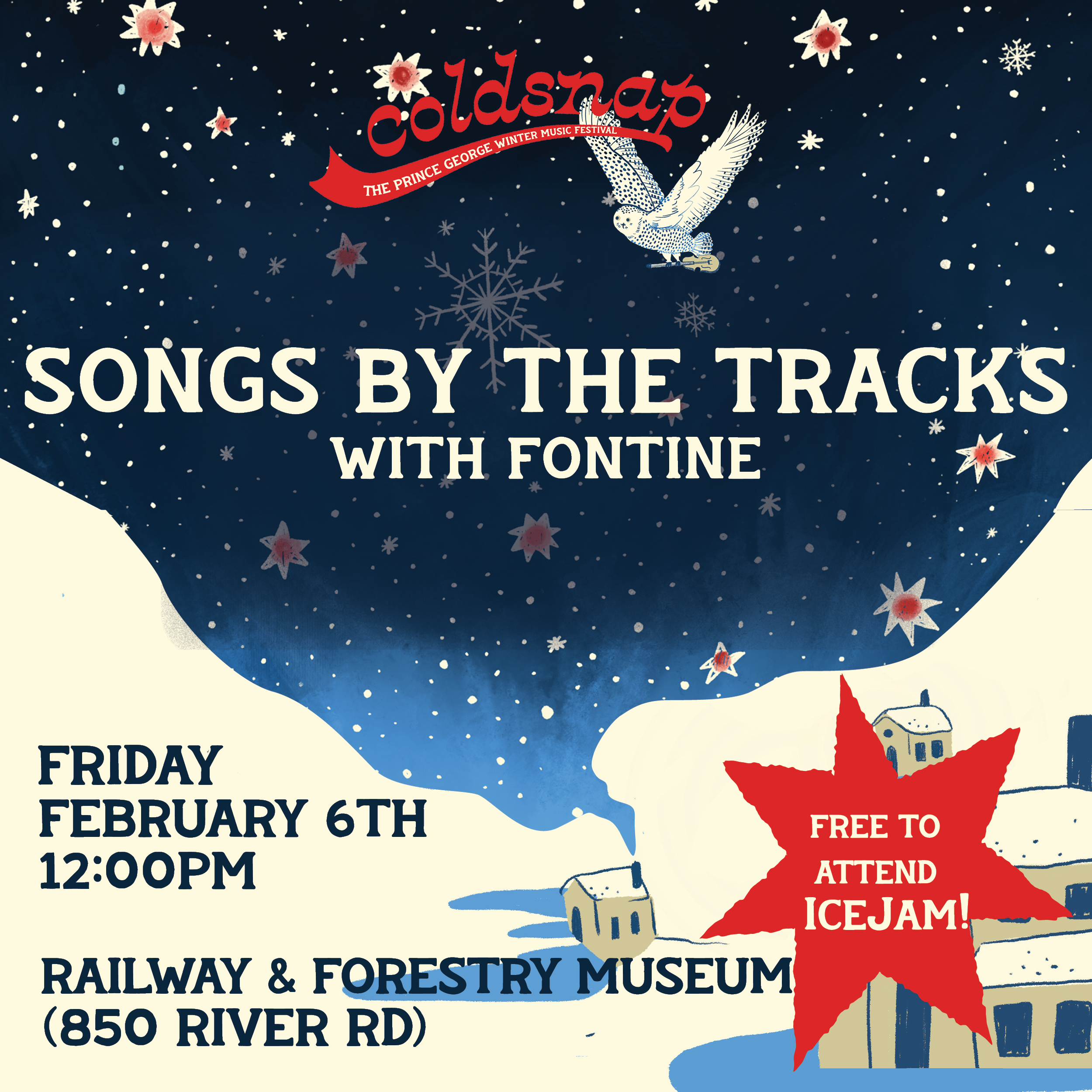 IceJam - Songs by the Tracks with FONTINE