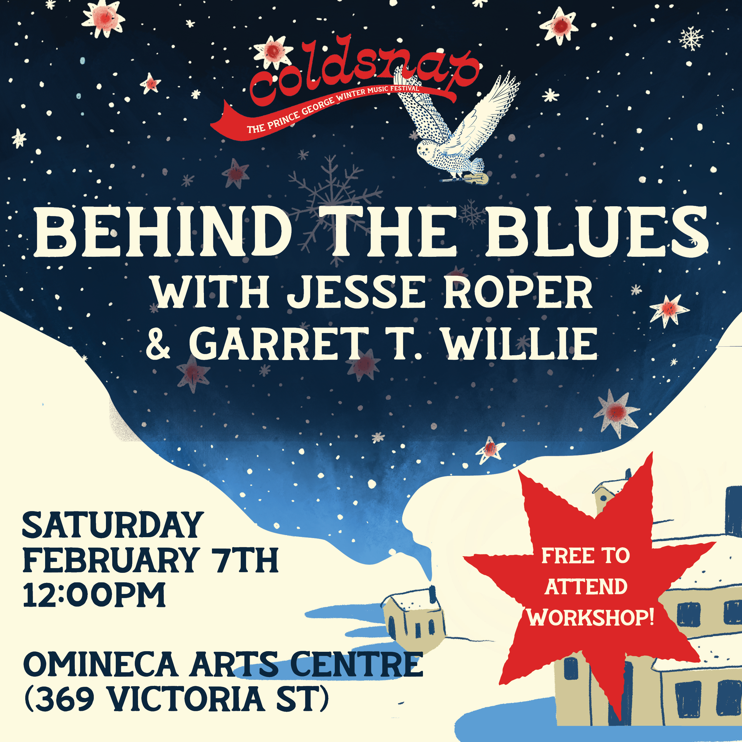 Workshop - Behind The Blues with Jesse Roper and Garret T. Willie