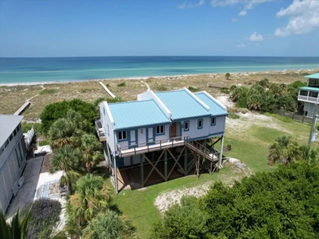 Self Compassion House-Beachfront, 3 bedrooms, 2 baths. One bedroom and bath has a separate entrance.