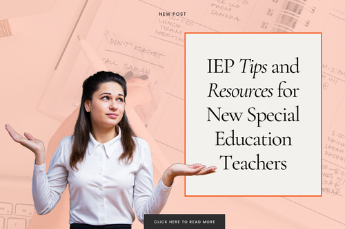 New Special Education Teacher Resources — Jodi Romero