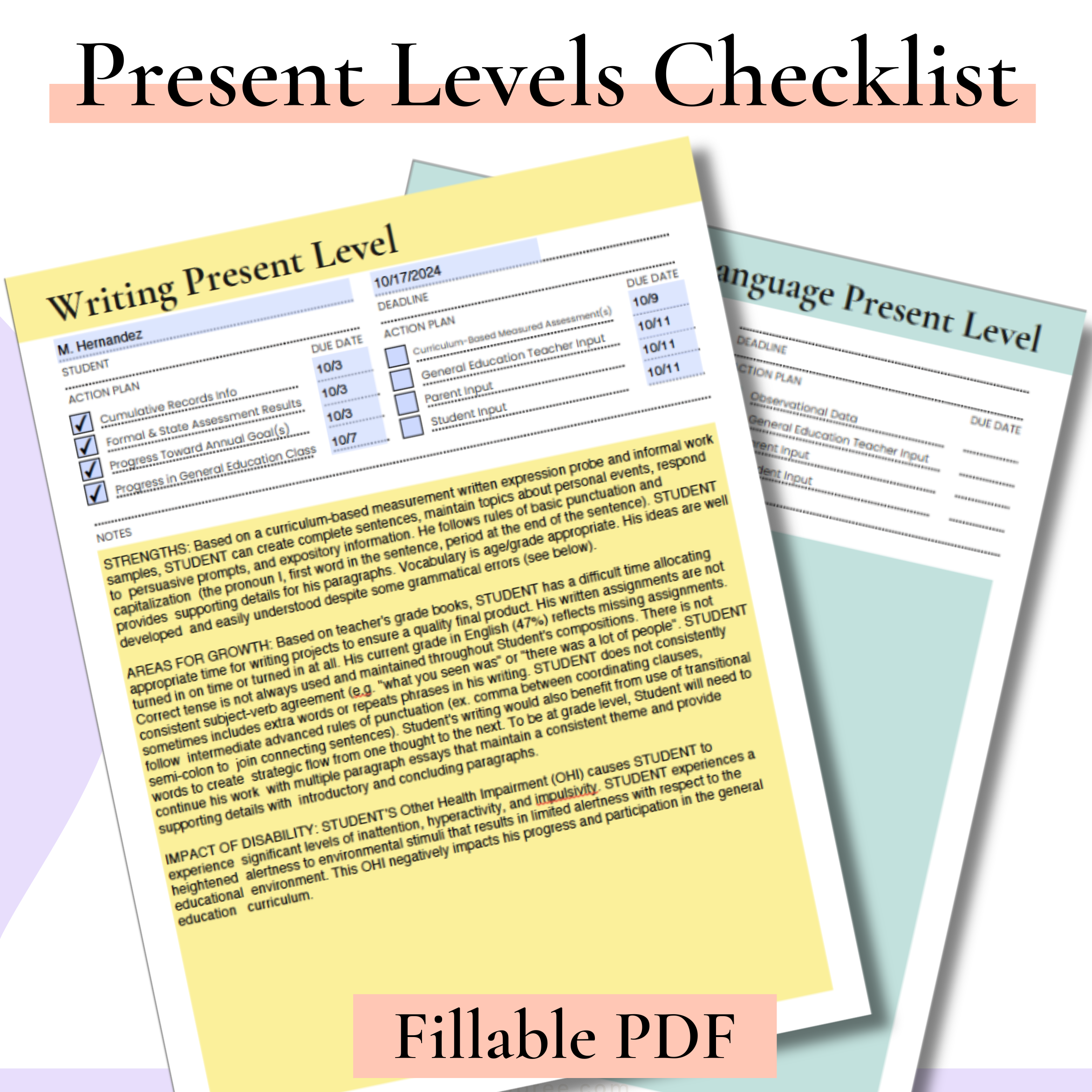 Multi Level Checklist IEP Meeting Checklist | IEP Checklist | Printable Checklist — Jodi Romero