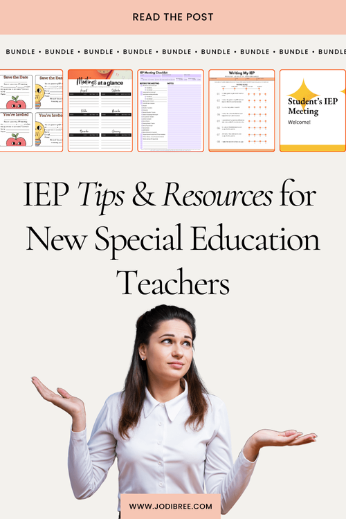 New Special Education Teacher Resources — Jodi Romero
