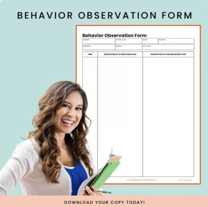Behavior Observation Form