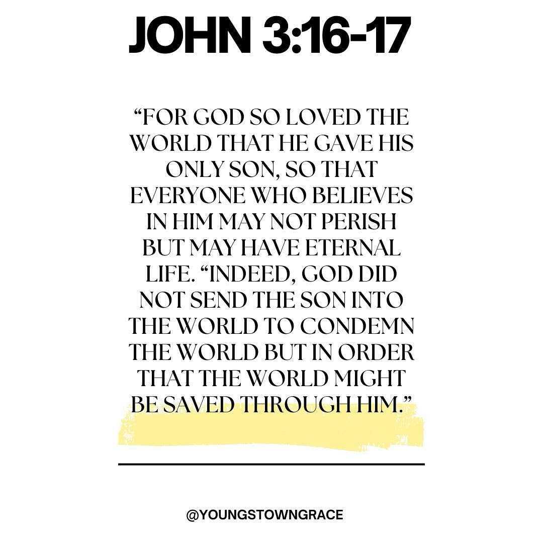 &ldquo;For God so loved the world&hellip;&rdquo;