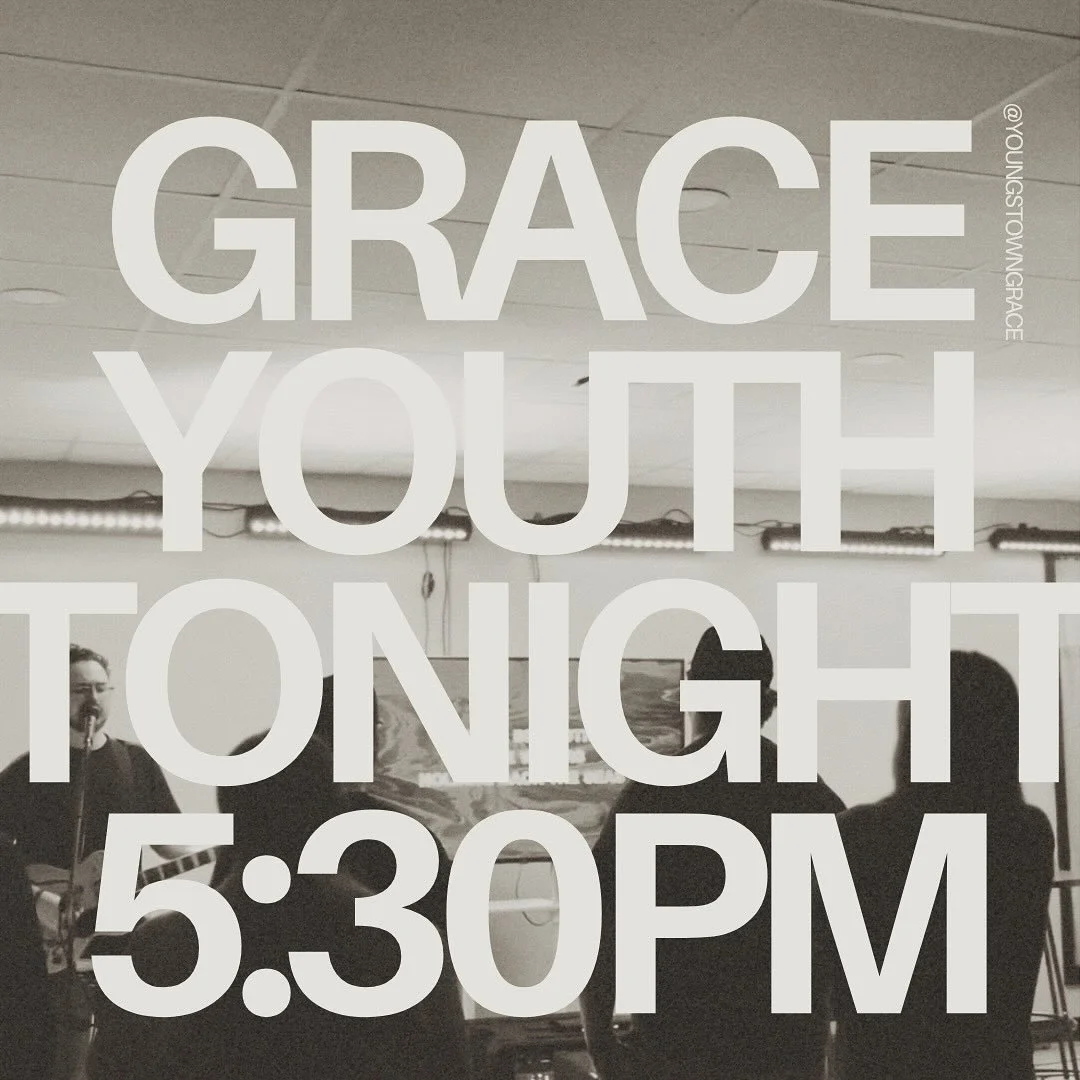 Calling all students grades 6-12! You&rsquo;re invited to Grace Youth tonight at 5:30. 

Music, games, free dinner and good conversations.