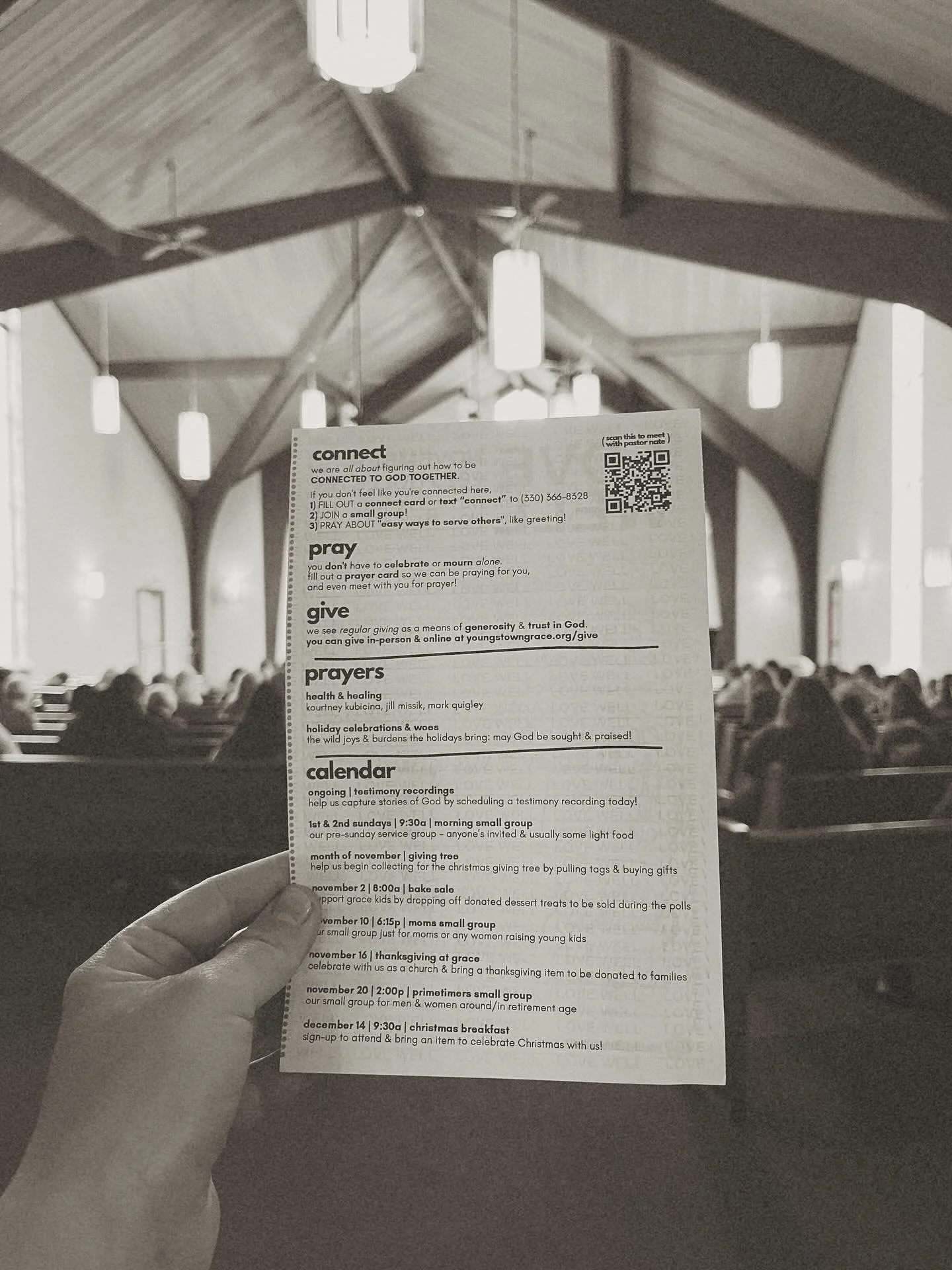 A look at our November bulletin.

Kids and main service start at 11am and we&rsquo;d love to see you there!