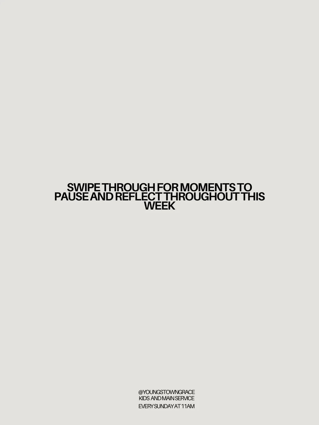 Pause. 
#church #ohio #youngstown #youngstowngrace