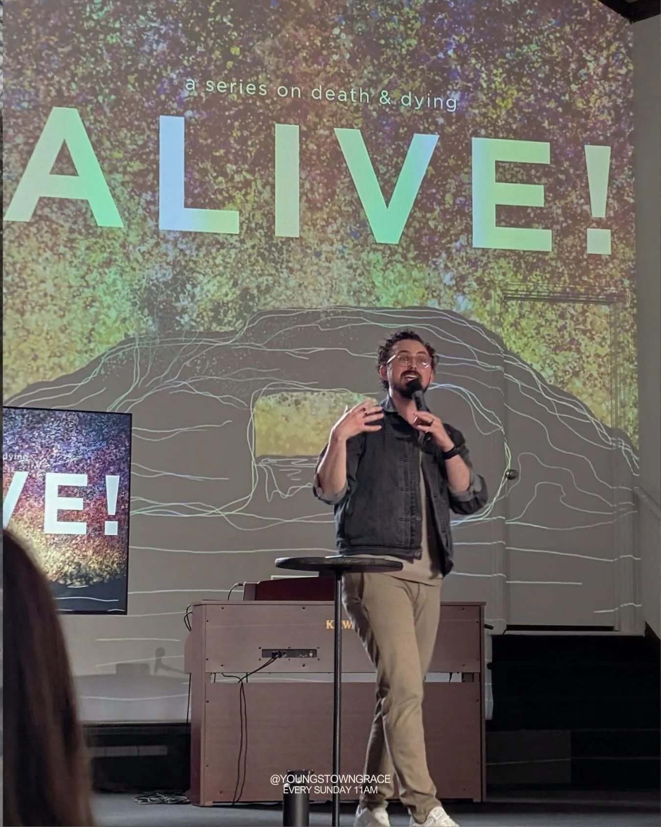 We&rsquo;re entering week 3 of our Alive! series. A conversation about living as though we really believe Jesus rose from the dead. 

We&rsquo;ll save you a seat! This Sunday (and every Sunday) at 11am.