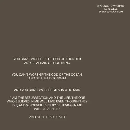 Join us Sunday at 11am as we continue our &ldquo;Alive&rdquo; conversation series. 

#church #ohio #gracechurch #youngstowngrace #lovewell