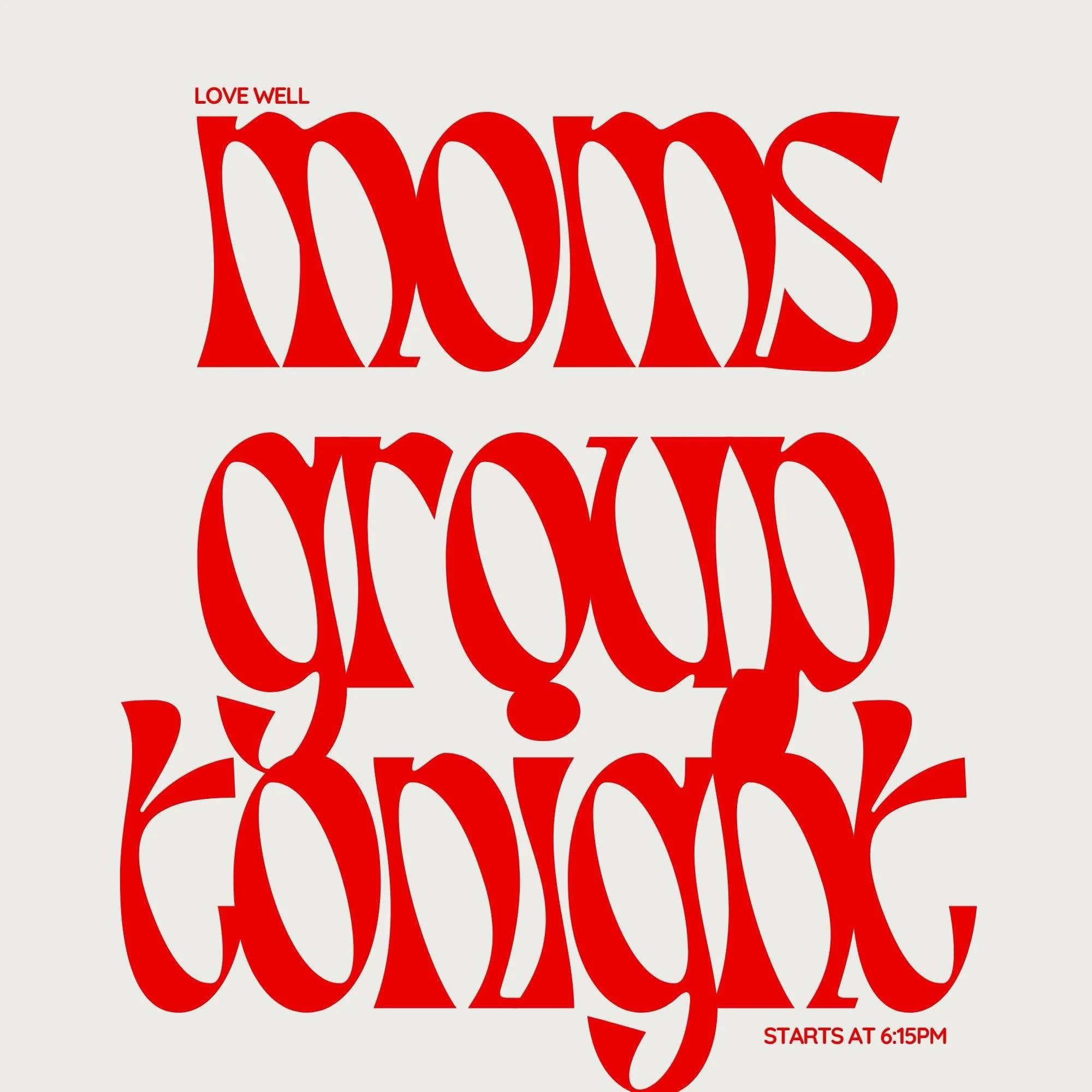 Moms Group is tonight at 6:15p! Message us for details!

#lovewell #gracechurch #youngstowngrace #grace #youngstown