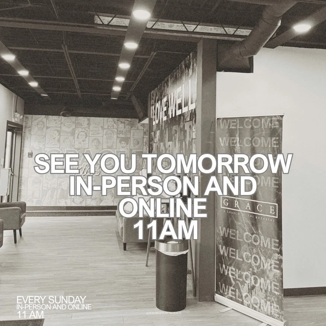 We&rsquo;re ready to worship Jesus together! See you tomorrow, friends! #church #youngstown #ohio #gracechurch #lovewell