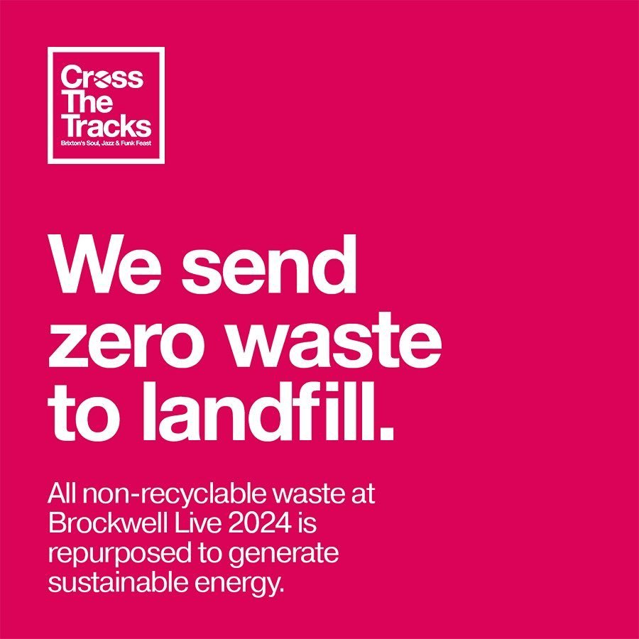 At Cross The Tracks we 🫶 sustainability and here are five ways how ♻️

✅ Single use plastic is BANNED
✅ All food packaging and cutlery used at the festival is COMPOSTABLE
✅ We are aiming to DOUBLE the recycling rate at our 2024 fest
✅ All of our 45+