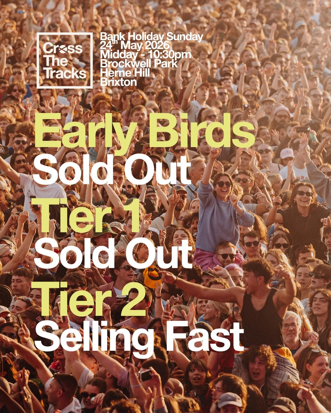FINAL 200 Tier 2 tickets remaining! We&rsquo;re saving you a spot, but not for long 🫣

Secure a ticket (and save some cash) from just &pound;20 deposit, link in bio x