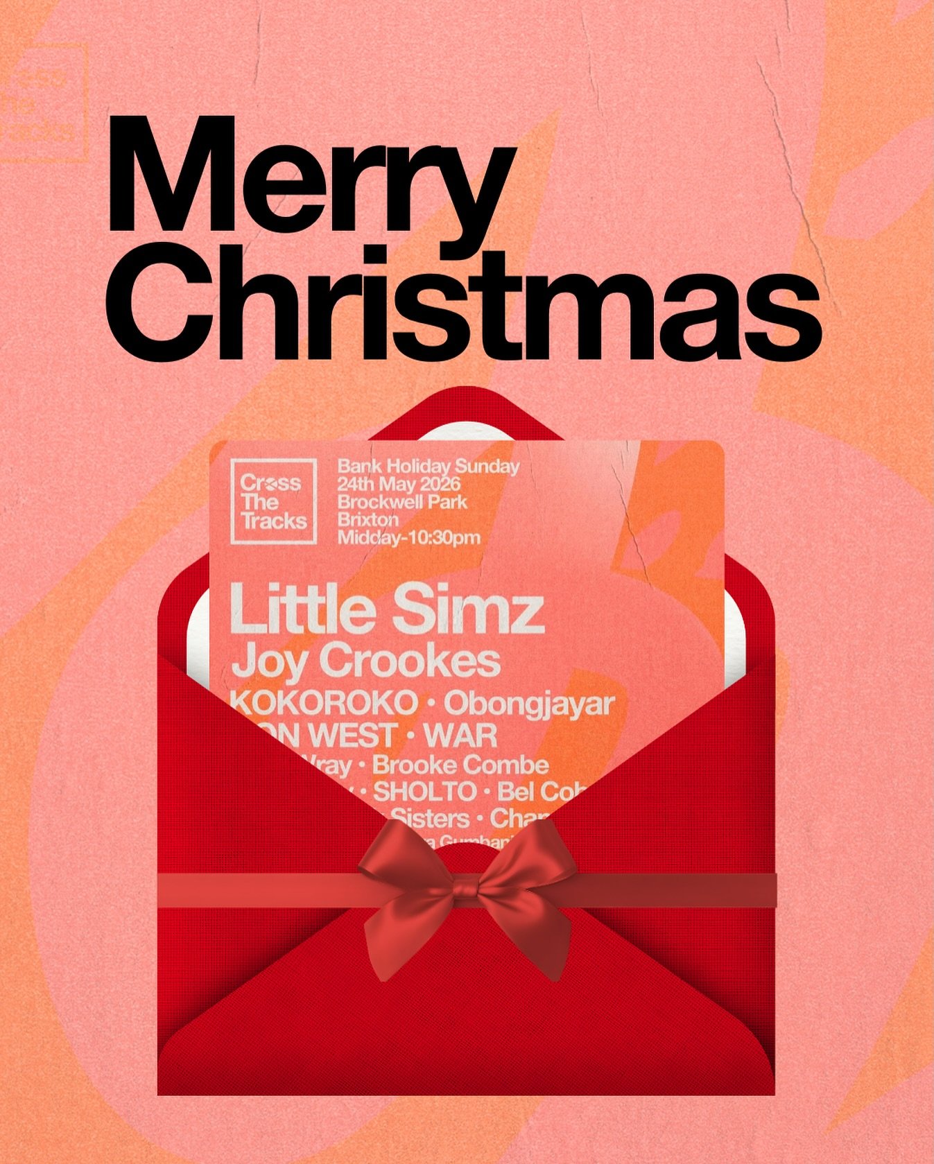 Merry Christmas lovely people!! 

Sending lots of love to you all from the Cross the Tracks family. ❤️

We hope you got everything you wanted but if there&rsquo;s a Cross the Tracks ticket missing you know what to do 👀 

Theres no better way to spen