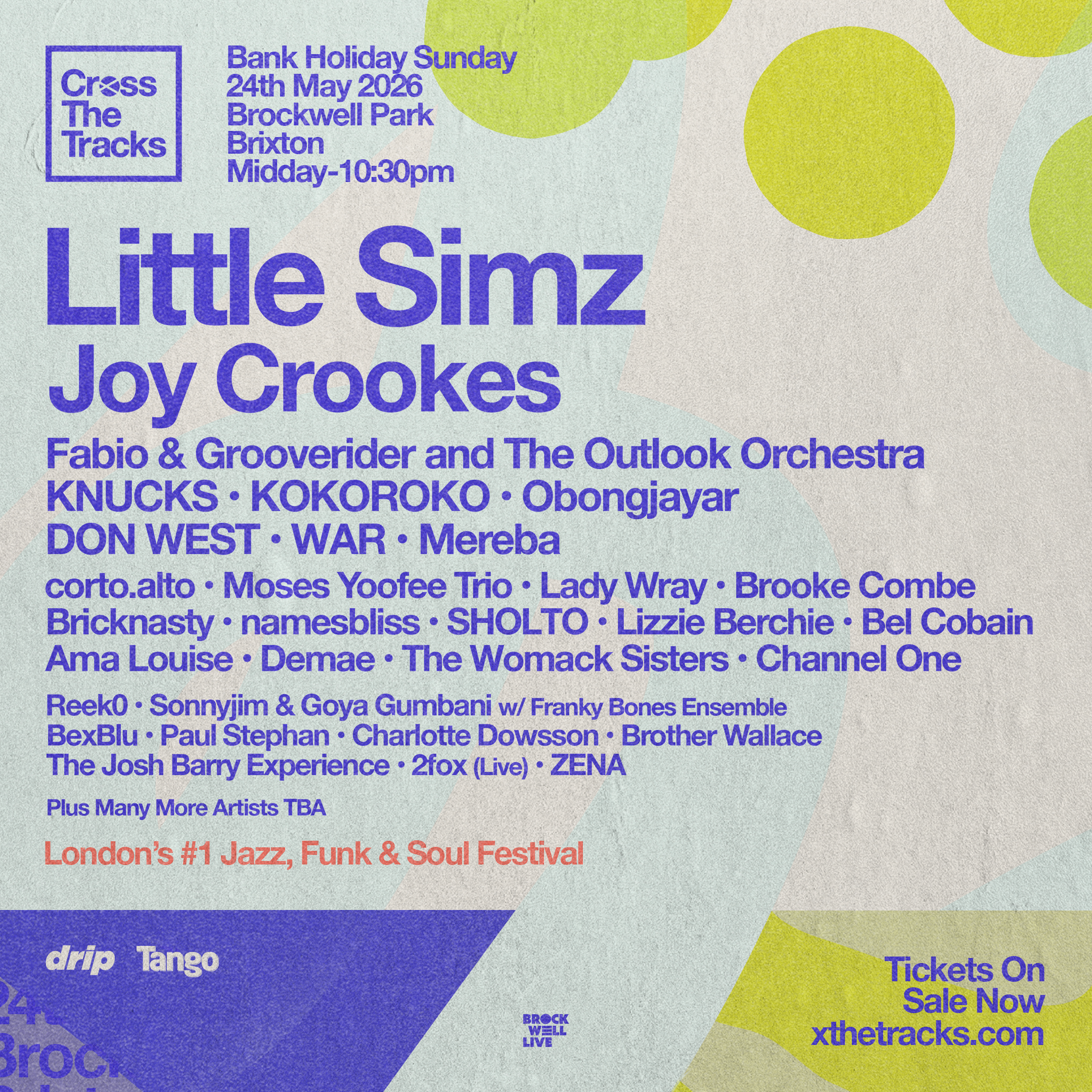More Artists to Join Little Simz at Cross The Tracks!