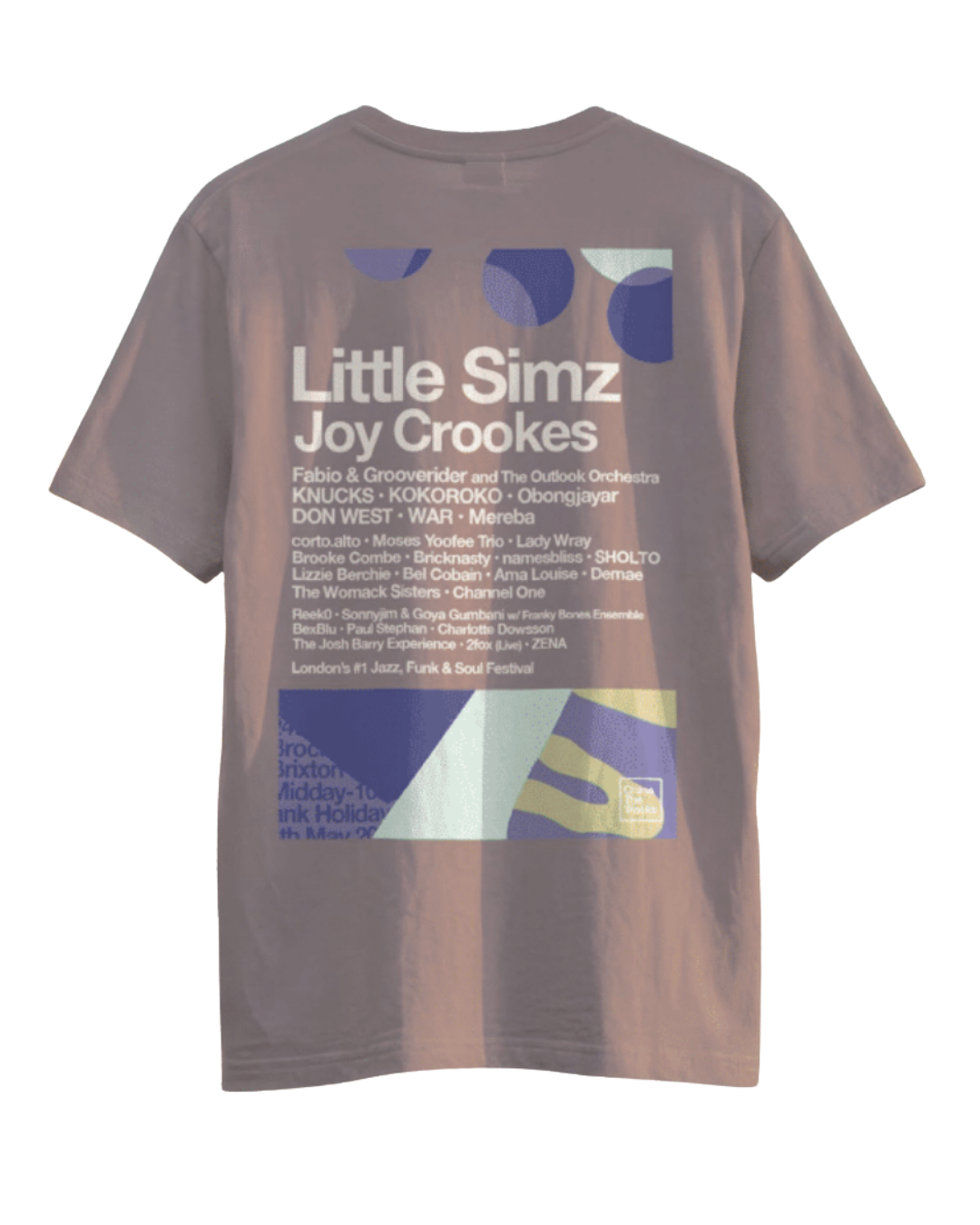 Cross The Tracks Line Up T-Shirt Purple