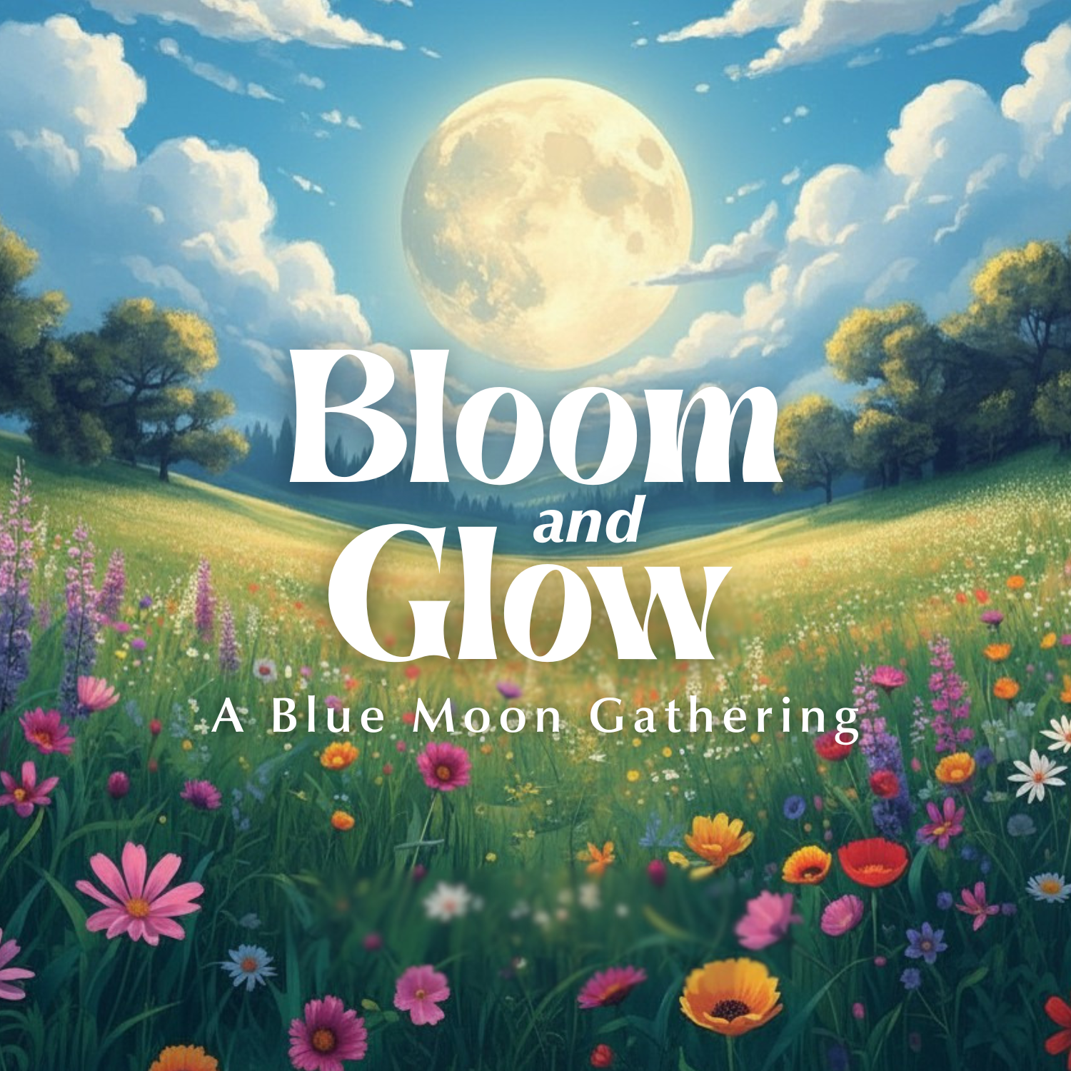 Bloom and Glow: A Blue Moon Gathering