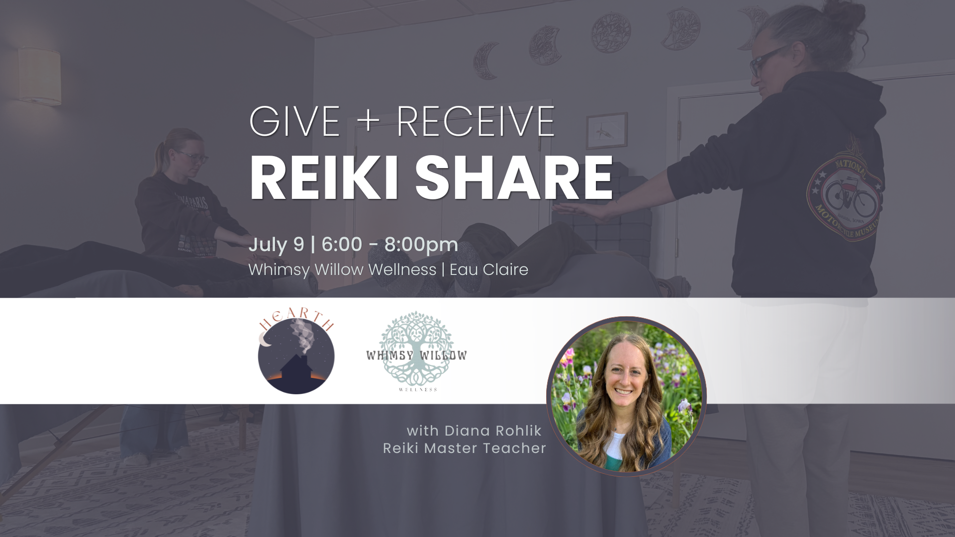 Practitioners giving reiki
