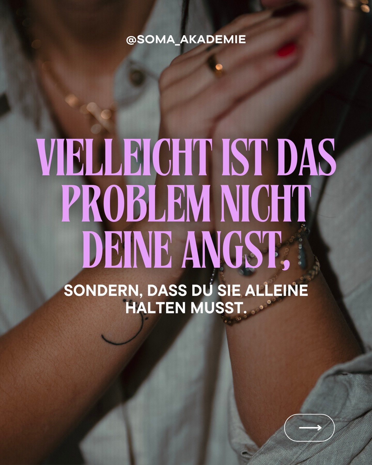 🤌🏻 Wenn du sp&uuml;rst, dass dein eigener Wandel einen Raum braucht, 

in dem Angst nicht pathologisiert wird, sondern verstanden&hellip; in dem Co-Regulation, Nervensystemwissen und Somatische Arbeit dich in deine gr&ouml;&szlig;te Kraft f&uuml;hr